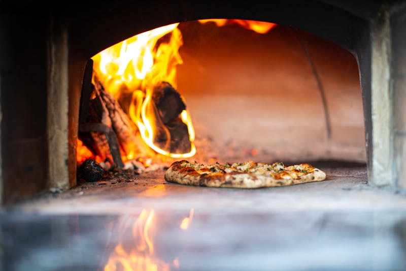 dion's pizza signature pie fresh out of oven