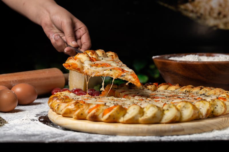 dions BBQ chicken pizza
